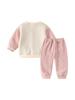 Girls' Autumn Two-Piece Cartoon Outfit - Stylish Baby Clothing Set for Outings