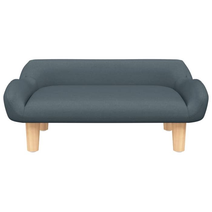 VidaXL Canapé pour enfants gris foncé 70x40x24 cm tissu, mini canapé, mini canapé-chaise, mini canapé pour enfants, canapé 3196345