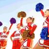 Różowe Pompony Pompon Cheerleaderki Czirliderki 2 Szt