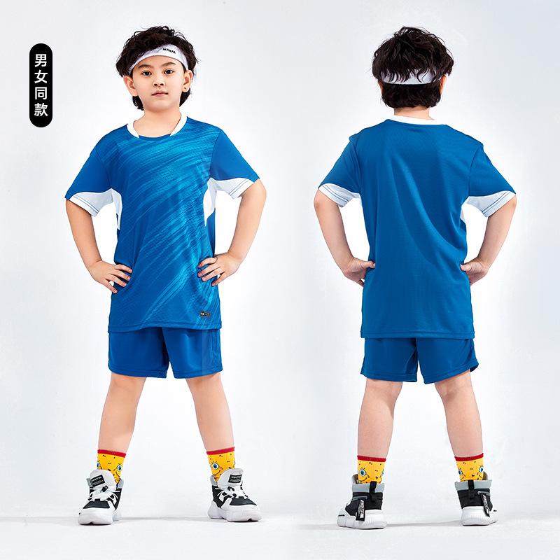 New Children's and Students' Football Uniforms, Training Uniforms, Men's and Women's Badminton Uniforms, Breathable, Quick-drying, Sweat-absorbing 