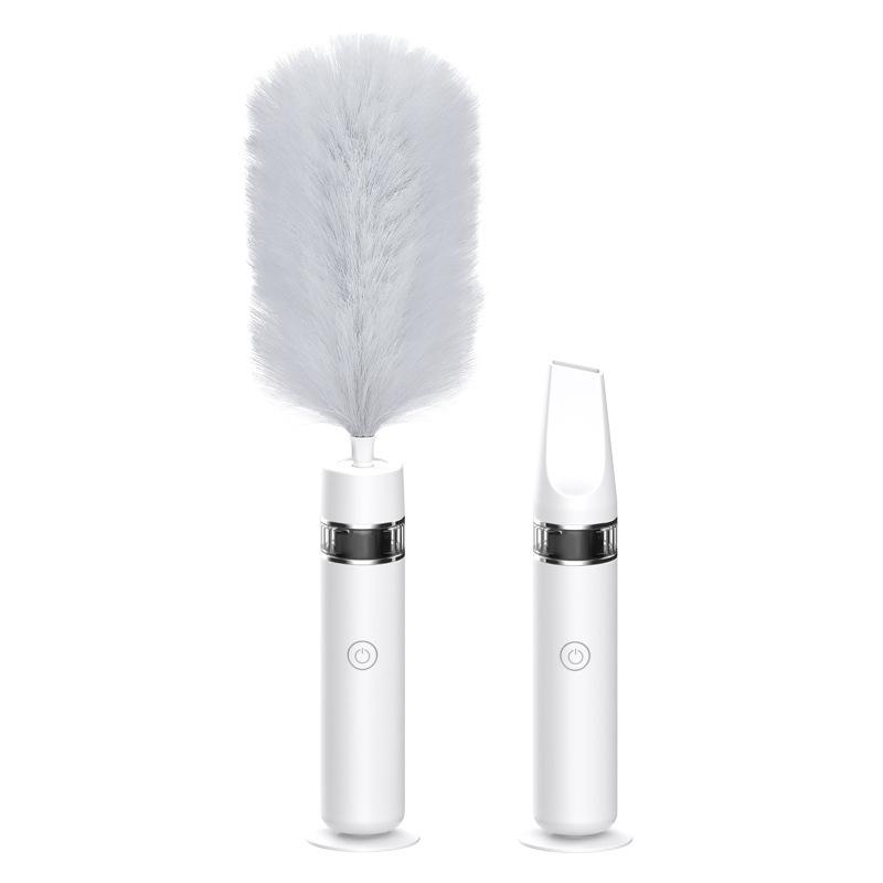 Electric Spin Feather Duster Brush Adjustable 360° Sofa Cleaning Duster Feather Household Cleaing Brush Clean Dust Rotating Tool