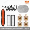 For Xiaomi Robot Vacuum 5 Pro / OV21GL  Accessories Roller Main Brush Cover Side Brush Hepa Filter Mop Cloth Dust Bag Mop Holder Plate