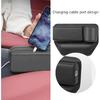 2PCS Car Seat Gap Filler Organizer with Car Cup Holder,Leather Car Side Seat Gap Filler Keeps Car Interior Tidy,Multifunctional Universal Car Front