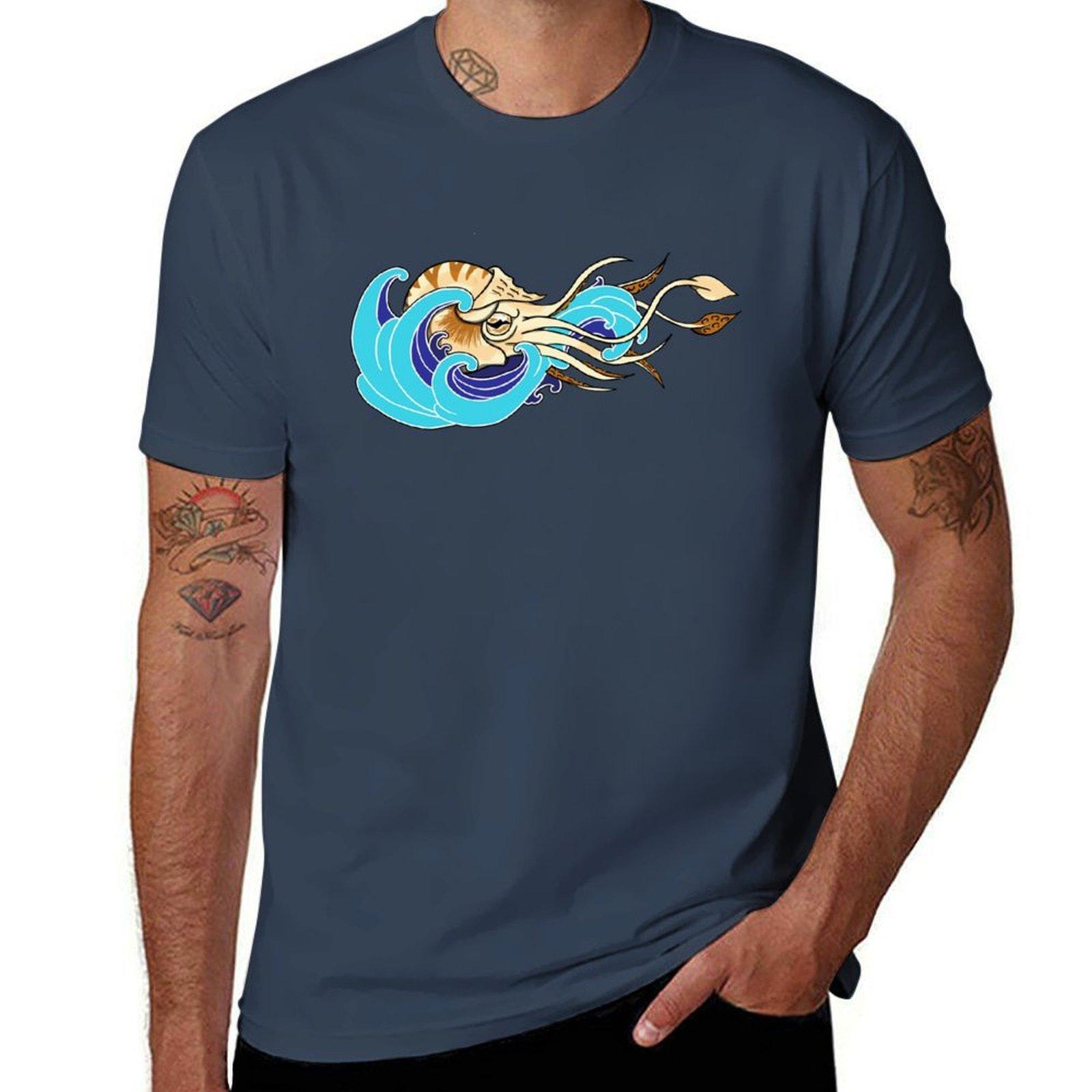 Nautilus TShirt Casual Trendy Short Sleeve TShirt S