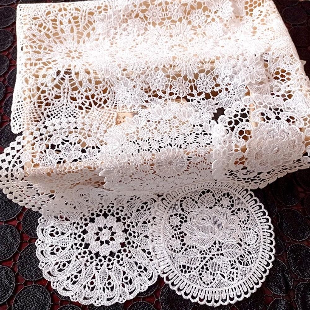 Embroidery Lace Table Cloth Insulated Vase Mat Nordic Style Table Doily  Dining Table