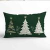 1pc Christmas Holiday Themed Pillowcase Home New Year Decoration Christmas Living Room Double-sided Printed Sofa Pillowcase