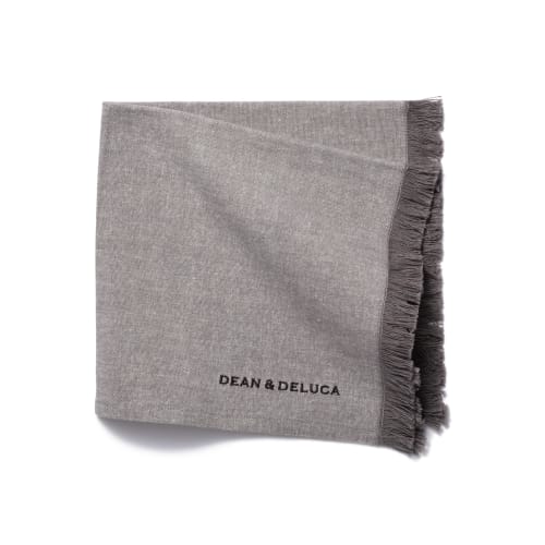 

DEAN & DELUCA Cotton Chambray Napkins, Gray, Approx. 45 x 45 cm