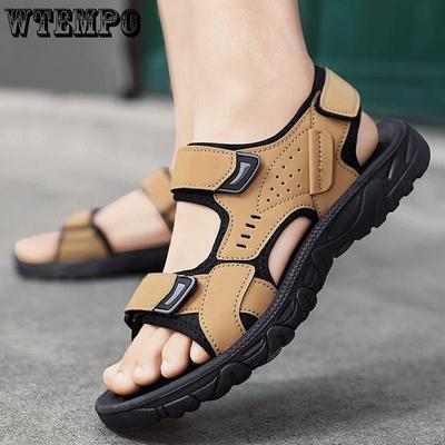 Sommer-Sandalen für Herren, dick, mit weicher Sohle, rutschfest, für den Innenbereich, Outdoor-Mode, Flip-Flops, Strandschuhe