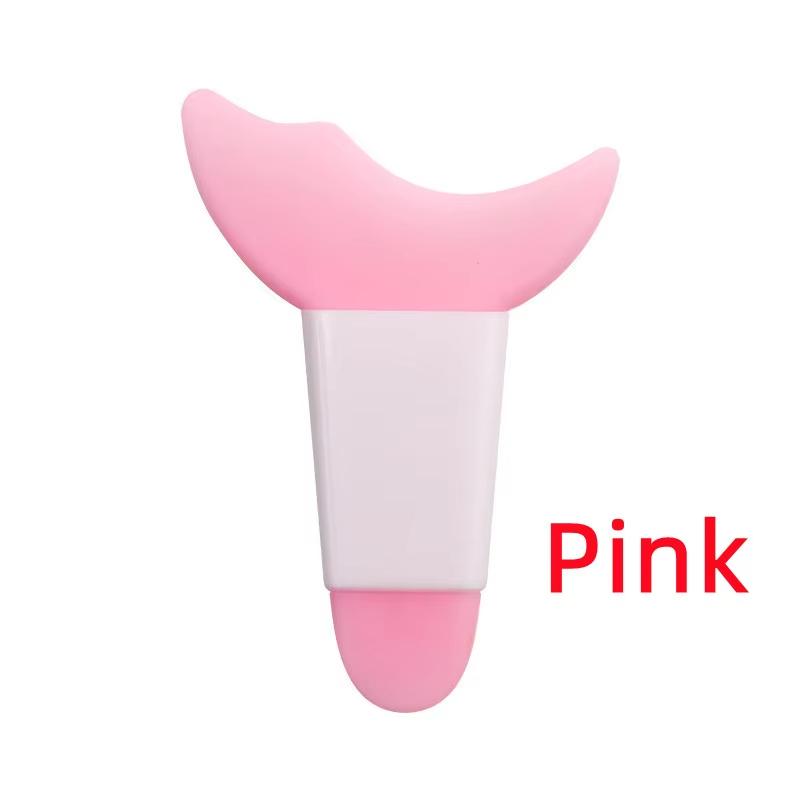 Multi Functional Eye Makeup Silicone Baffle Crescent Shaped Eyelash Brush Eyeliner Eye Shadow Auxiliary Artifact
