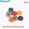CrossMOC-Compatible 2x2 Round Plate with Cross Axle Hole - Educational Building Block Toy