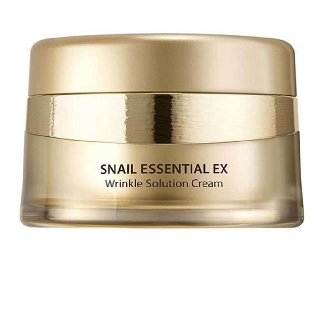 Крем для лица Snail Essential EX Wrinkle Solution Cream 50 мл, Увлажняющий и смягчающий уход с муцином улитки