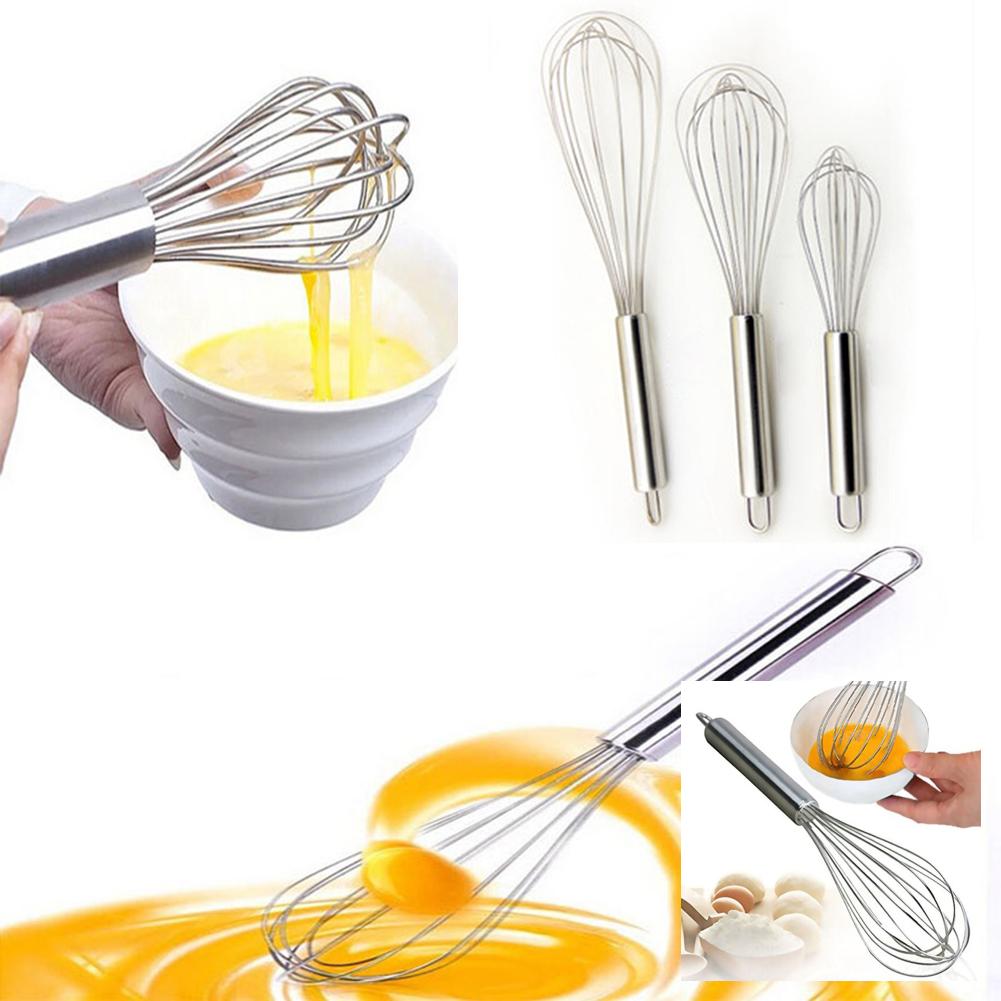 Mote Stål Ballongvisp 8/10/12 tommer Rustfritt Stål Visp Eggvisp Mikser Bakeutstyr