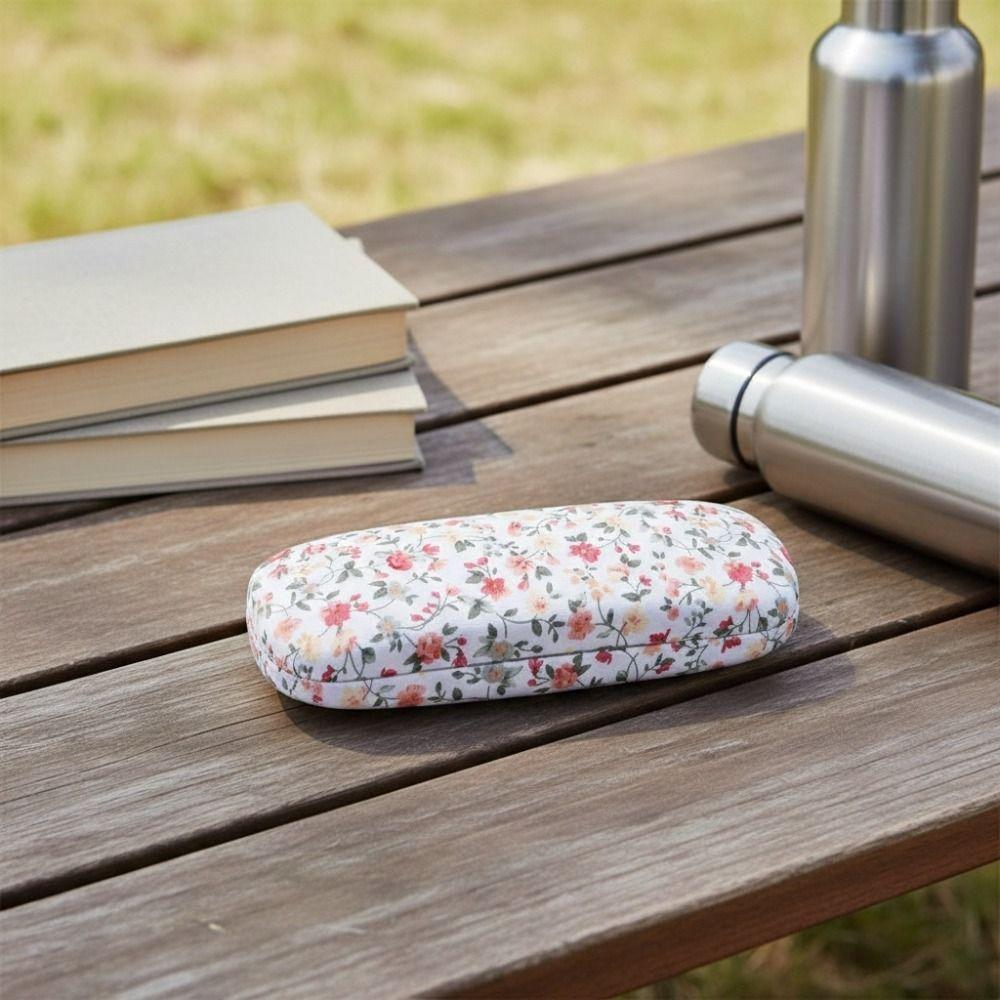 Organizers Hard Box Sunglasses Case Portable Floral Design Glasses Case Elegant Lightweight Spectacle Case Work Use