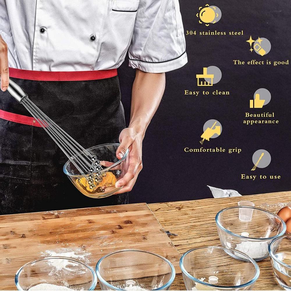 Sauces Home Mini Ball Baking Cooking Manual Whisk Egg Beater Mixer Blender