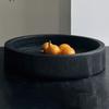 Wooden Round Storage Tray Multi-purpose Fruit Treats Candies Desserts Appetizer Snacks Serving Tray Farmhouse Rustic Decorative Bowl Kitchen Supplies