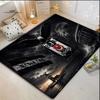 Football Club Emblem Art Print Area Rug Non‑Slip Floor Mat Living Room Bedroom Sport Decor