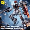 DIY Mecha Building Blocks Set Movable Joints Assemble Action Figure Collectible Model Construction Assembly Toy Gift Kids Adults