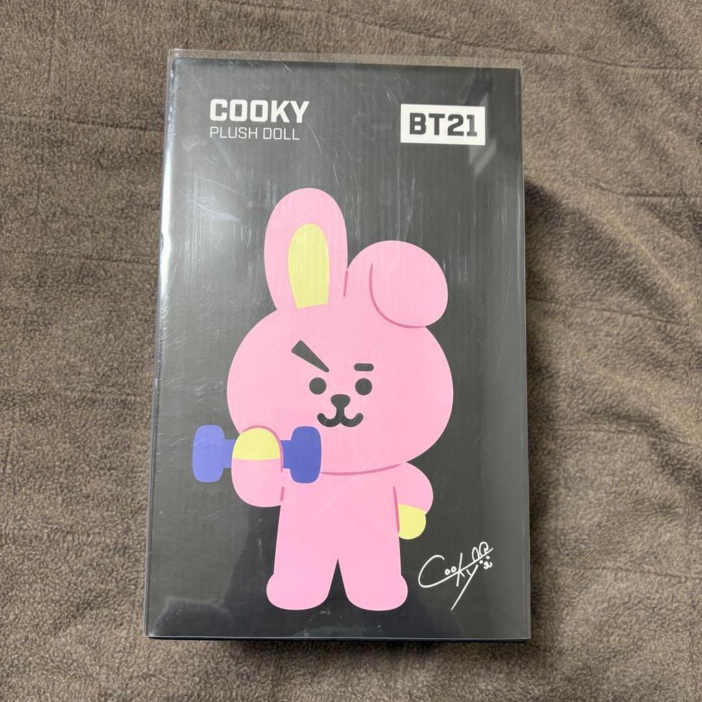 [USED] Good Condition BT21 COOKY PLUSH DOLL Stuffed Toy
