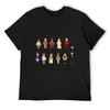 Christmas Ghosts Pixel Art T-Shirt Hippie Clothes Blanks Plus Size Men Clothing