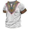 African National Pattern Tshirts Summer Fashion Street Casual Boys Kids Round Neck Short-Sleeved T-Shirt Daily Oversized Tops