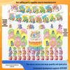 Heart Bear Birthday Party Supplies Set: Banner, Balloons & Flags
