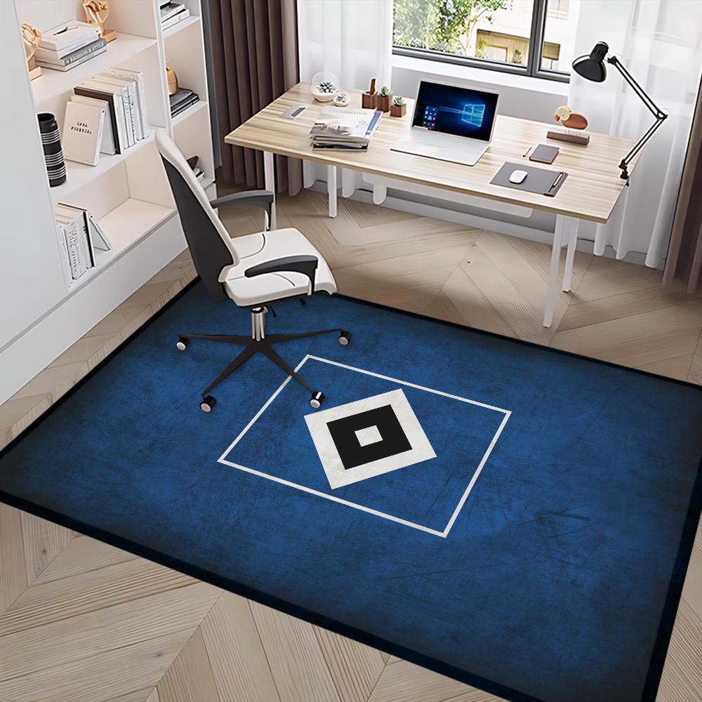 H-Hamburger SV Team Hallway Carpet Non-Slip Laundry Room Mat Laundry Decor Balcony Child Living Room Toilet Rug