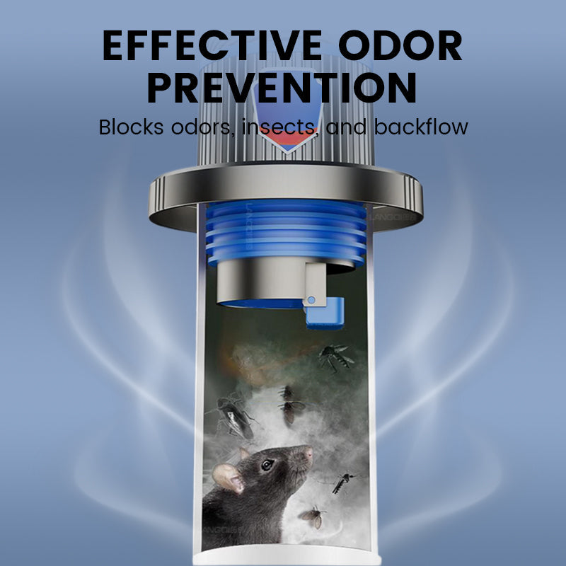Odor Proof Floor Drain Valve-Sewer Core Backflow Preventer Shower Floor Drain Plug for Kitchen Bathroom Toilet Sewer