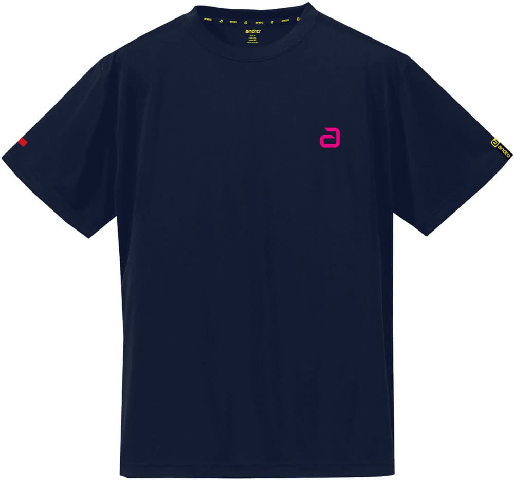 

Andro Japan Table Tennis Andro Napa Tee Shirt Navy x Size 300023014 (andro) T-Shirt, Alpha, Unisex, Pink, L,