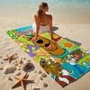 Scoobydoo Mystery Stylish Digital Printing Beach Towel Quickdrying Absorbent Blanket For Beach Pool Gym Travel Christmas Gift C922165