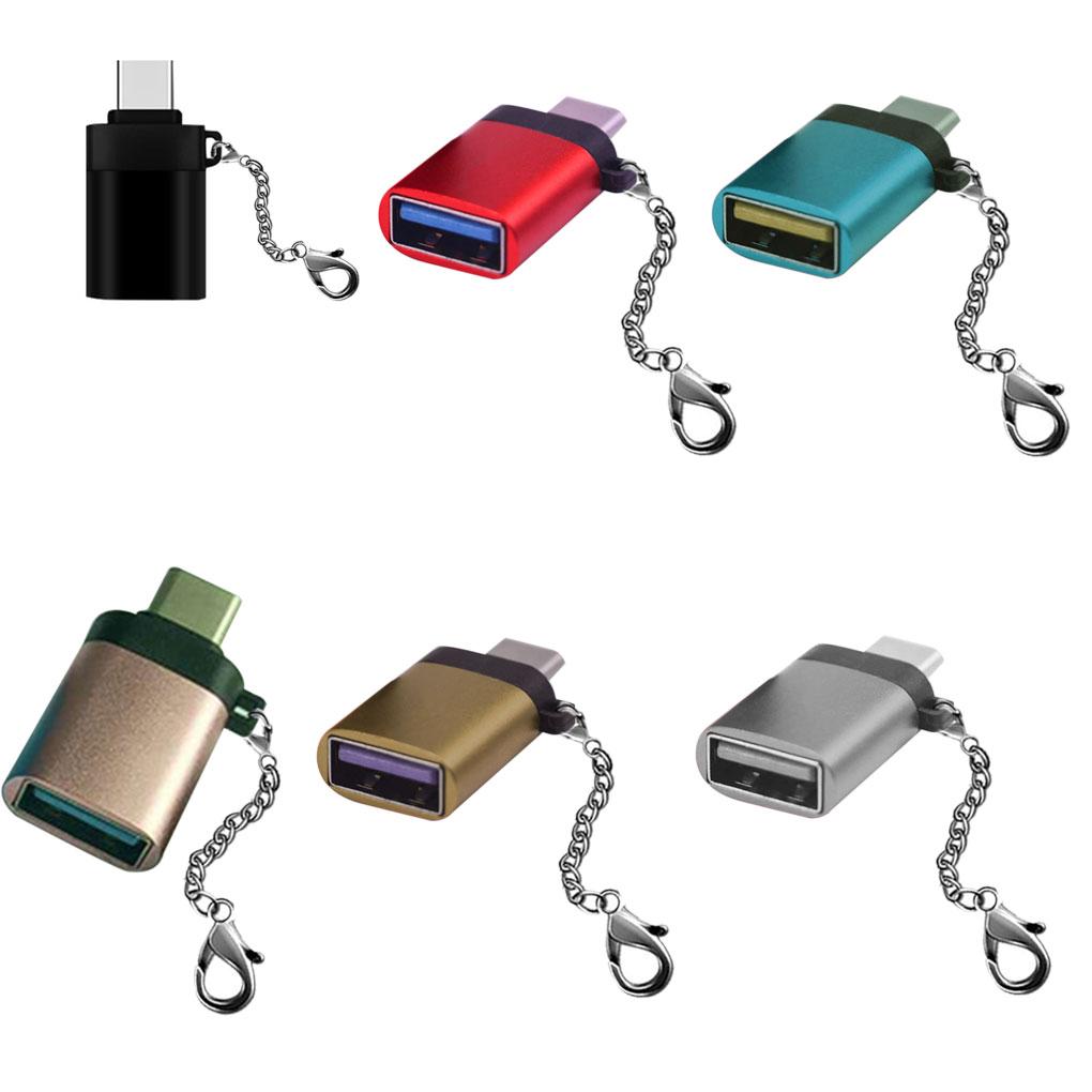 USB C Adapter Multipurpose Portable Type C to USBA Connector For Laptops Chargers Device Portable