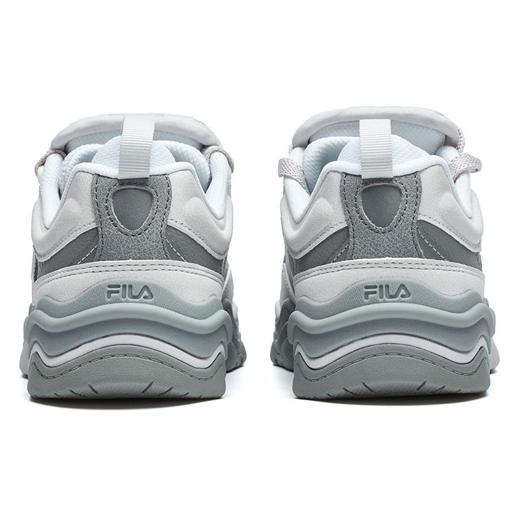 Fila Fusion Kick Wave Sole Sneakers Fashion Casual Low-Top Women Sneakers Rain-Mist-Gray Alloy-Gray T12W242203FNA