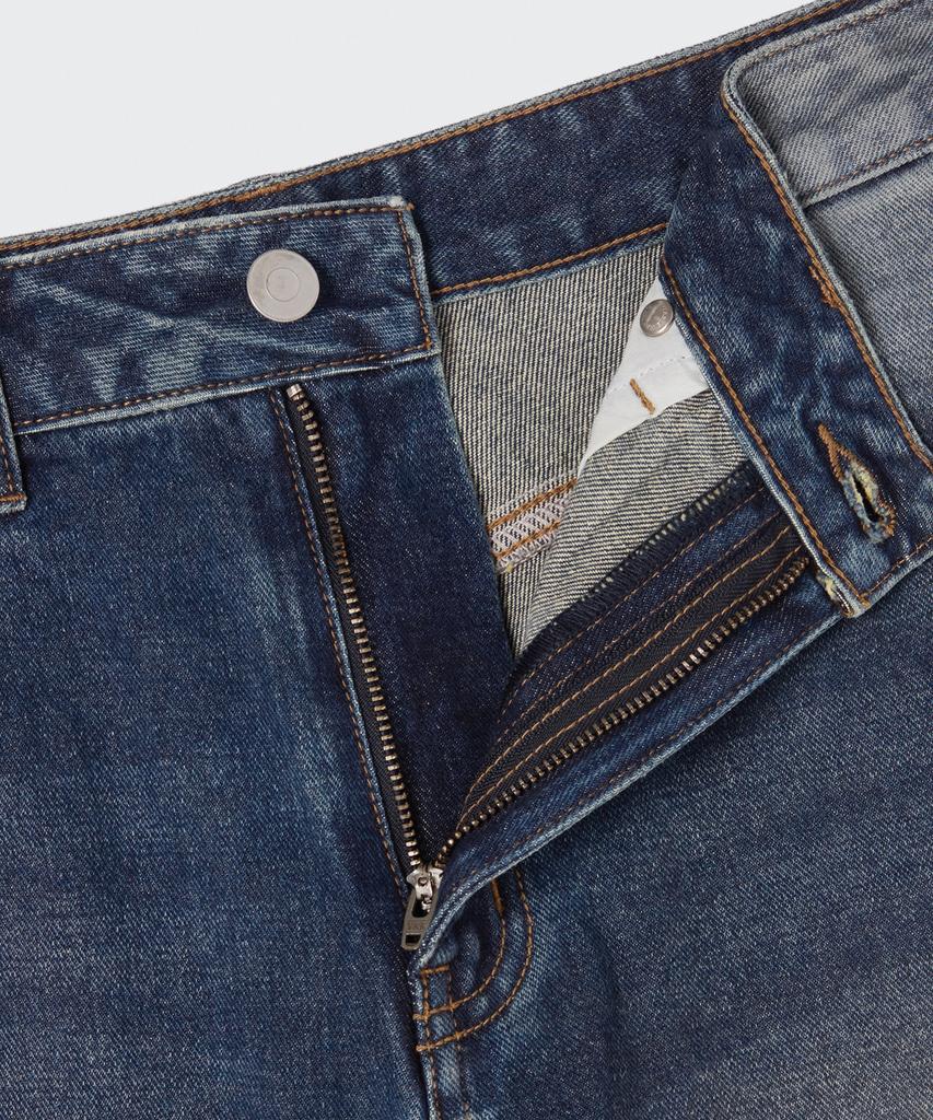 MUSINSA STANDARD WOMAN Women'S Big Brush Extra Wide Denim Pants [Rusty Blue]