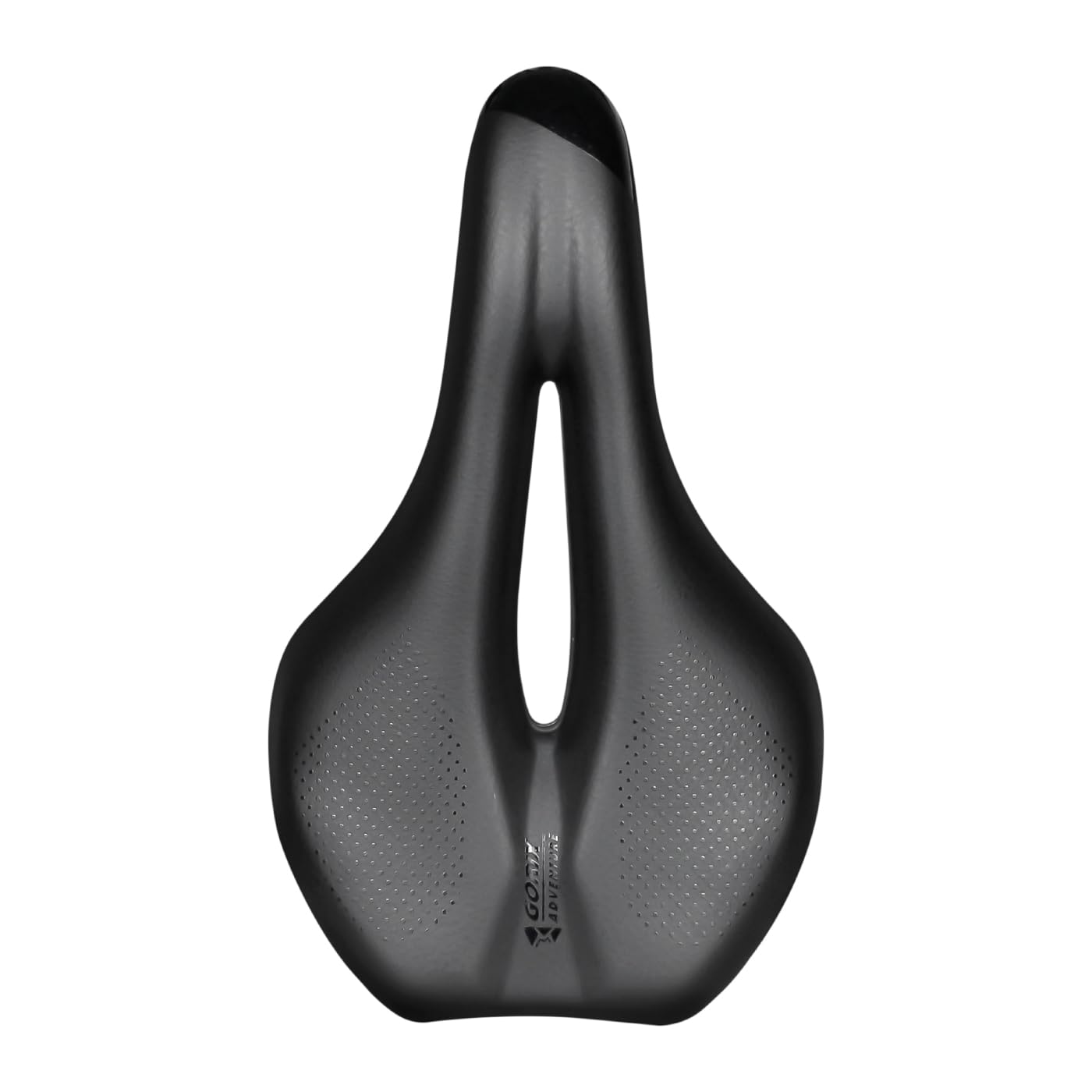 

GORIX Saddle for Road Soft Sporty for Cross Mini and Stylish Seat Bicycles, Bikes, Waterproof, Cushion, Comfortable, Style, Perforated, Customizable, чёрный