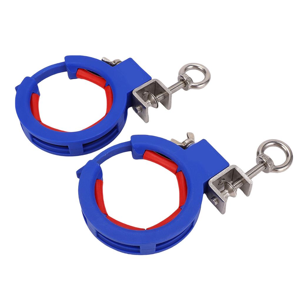 2PCS Cable Tray Roller Guide Thickened Nylon Stainless Steel Blue Adjustable Wire Threading Pulling Laying Pulley for