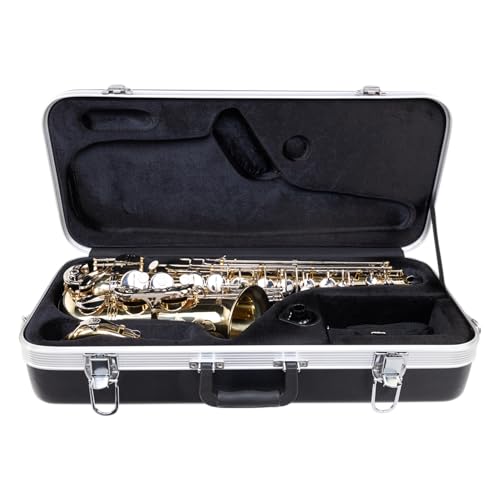 GATOR Andante Series Hard Case for Alto Saxophone, ABS Exterior, GC-ALTOSAX-23