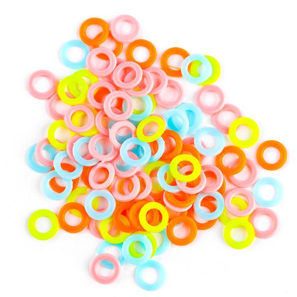 Colorful Craft Marker DIY Crochet Marking Circle Knitting Marker Sewing Accessories Marking Ring