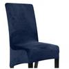 Cover For Xxl Sloping Chair Navy Blue Velvet