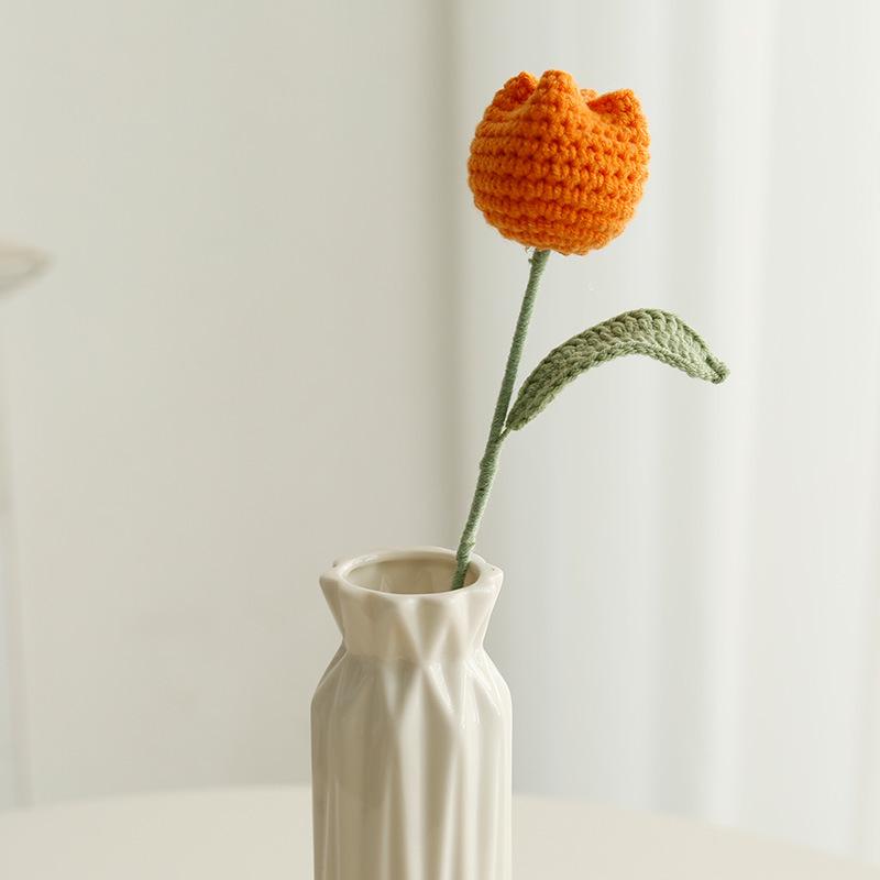 Girasol Crochet Ramo Flor de Hilo - Regalo Hecho a Mano para el Día del Maestro