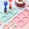 Wax Seal Stamp Silicone Mould Pad Multiple Sizes Sealing Wax Mold Mat Sealing Fix Shapes Envelope Invitation DIY Shape Tool