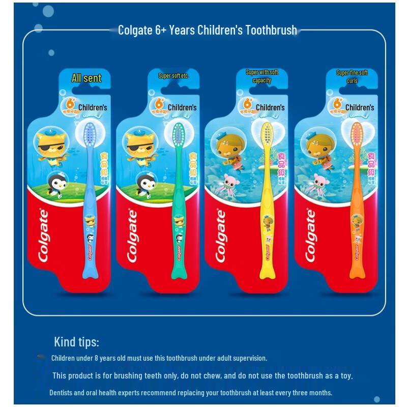 Colgate Children's Soft Bristle Toothbrush 6+ Years (2-Pack)