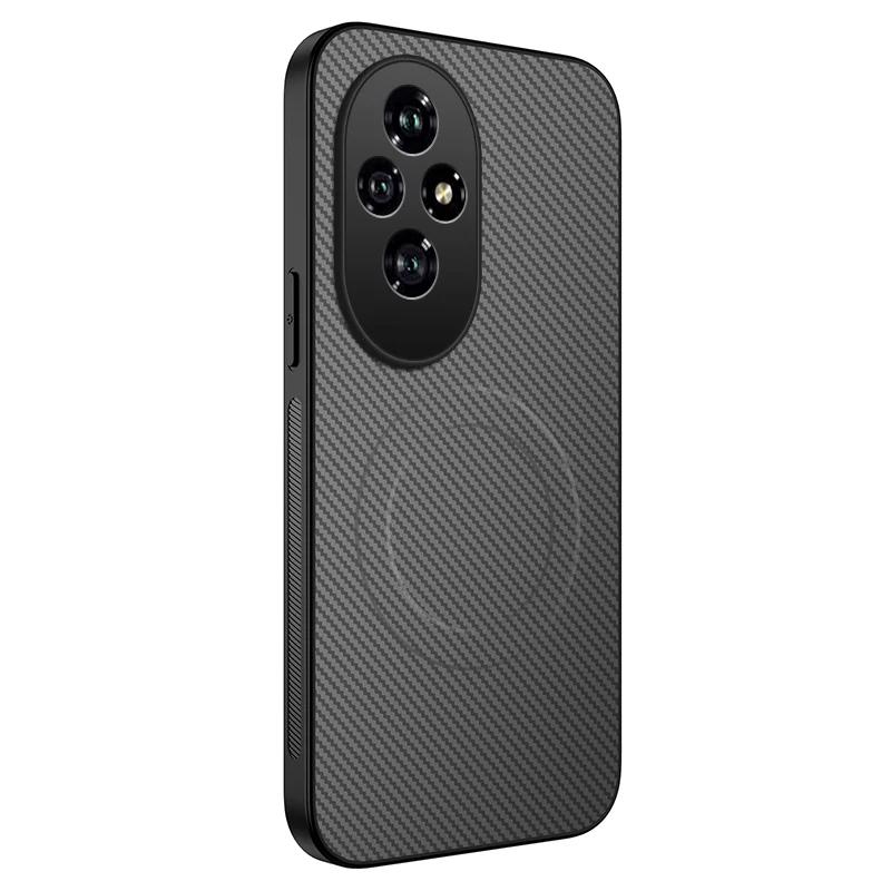 

Business Kevra Carbon Fibre Texture Slim Drop-Proof Case For Honor 400 Lite 200 Magic 7 6 Pro Compatible Magnetic Charging Cover HONOR 400 Lite