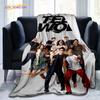 Teen Wolf Throw Blanket Cover Flannel Blankets for Beds Sofas Warm Bed Sheet Soft Bedding Bedroom Decor Fans Gift