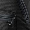 Emporio Armani Jacquard Classic Print Zipper Closure Cotton Backpack Men backpack Black EM001209-AF13823-U8168