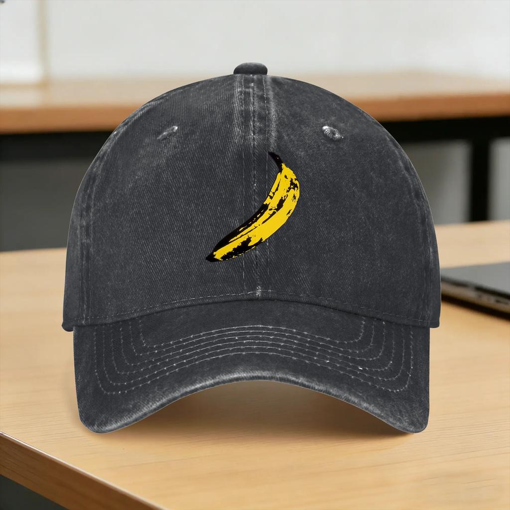 Funny Banana Washed Baseball Cap Yk Retro Sun Trucker Hat Summer Women Unisex Hunting Camping Baseball Caps