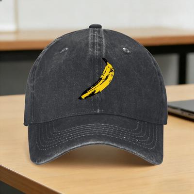Funny Banana  Washed Baseball Cap  Yk Retro Sun Trucker Hat Summer Women Unisex Hunting Camping Baseball Caps