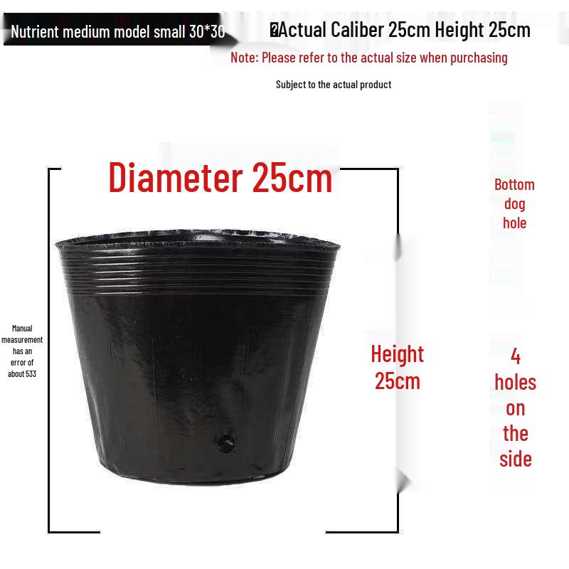 Disposable Plastic Seedling Pots for Gardening and Planting