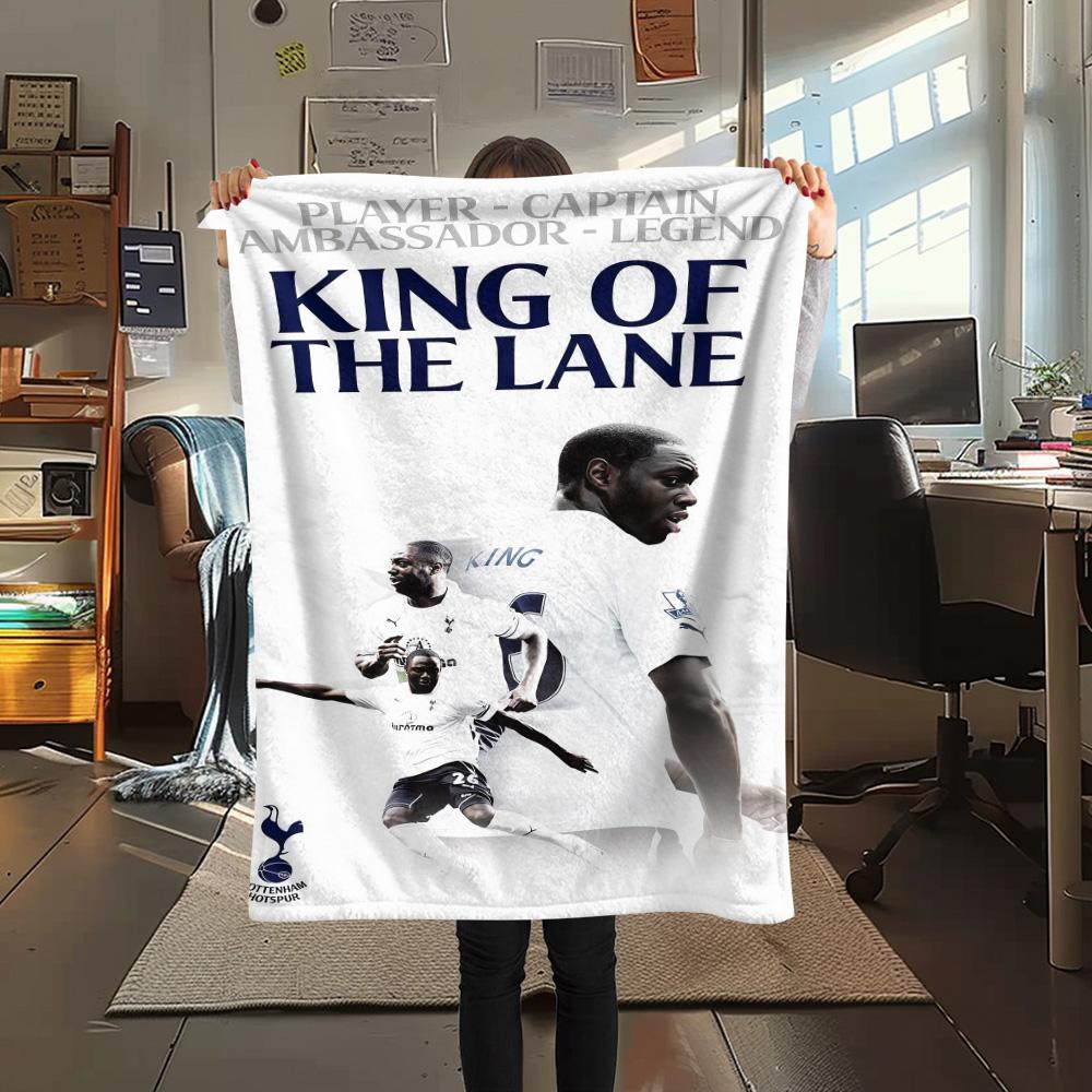 Tottenham Team Print FlAannel Blanket, High Quality Comfortable for All Seasons, Home Decor, Warmth and Comfort