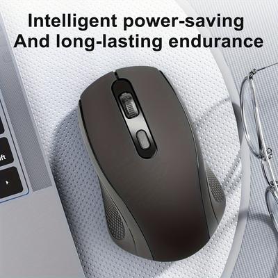 Wireless Mouse, Streamlined Body, Curved Design, Comfortable Feeling,  Portable Computer Mouse, Wireless Mouse For Laptop/Desktop/Tablet