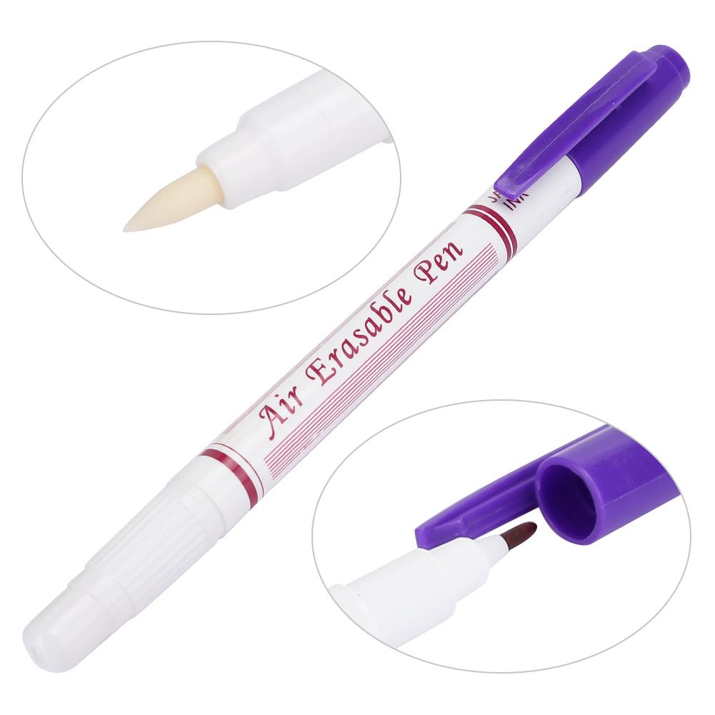 10pcs Double Head Water Erasable Pen Fabric Marker Tailoring Tool AccessoriesPurple