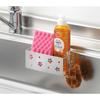 Yoshikawa Compact Detergent Sponge Rack, Cherry Blossom Design, Suction Cup, Tsubame-Sanjo, Made in Japan, 1306116